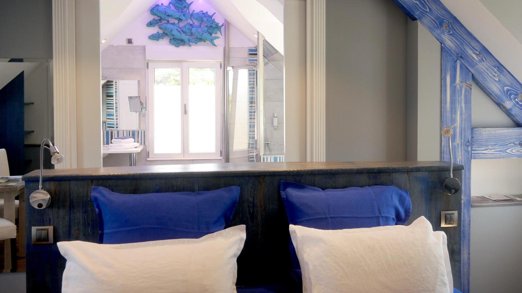 Chambre Lit Queen-Size avec Baignoire Spa